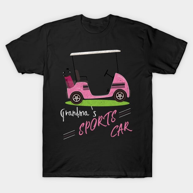 Grandma's Funny Golf Cart T-Shirt for Grandma T-Shirt by bbreidenbach